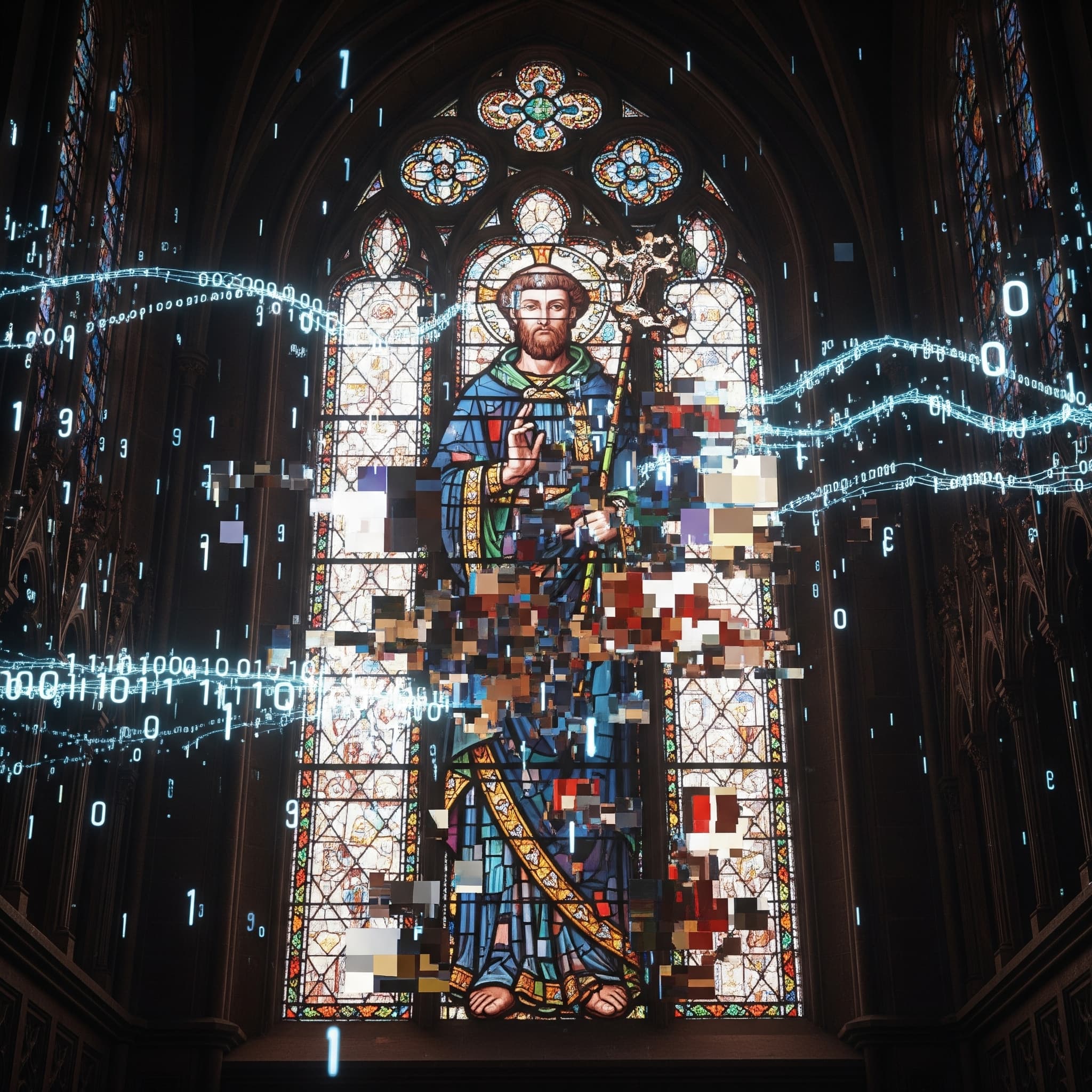 Witraż "Gliczujący Święty Paweł"  